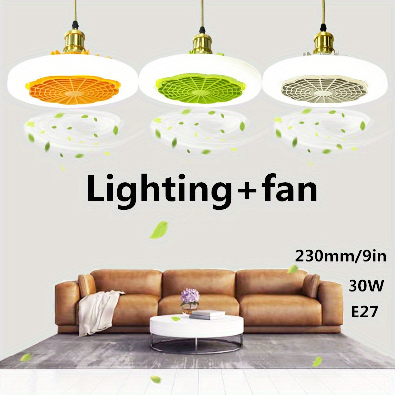 NT30861 230 mm & 9 in. Ceiling Fan with Light