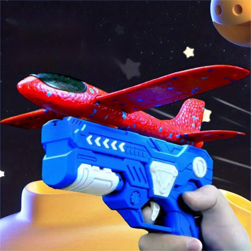 NT30891 Ejection Burst Plane Childrens Toy Foam Plane Gun