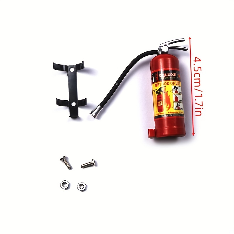 NT30933 1.77 in. 1-10 Scale Remote Controlled Crawler Car Accessories Fire Extinguisher Model
