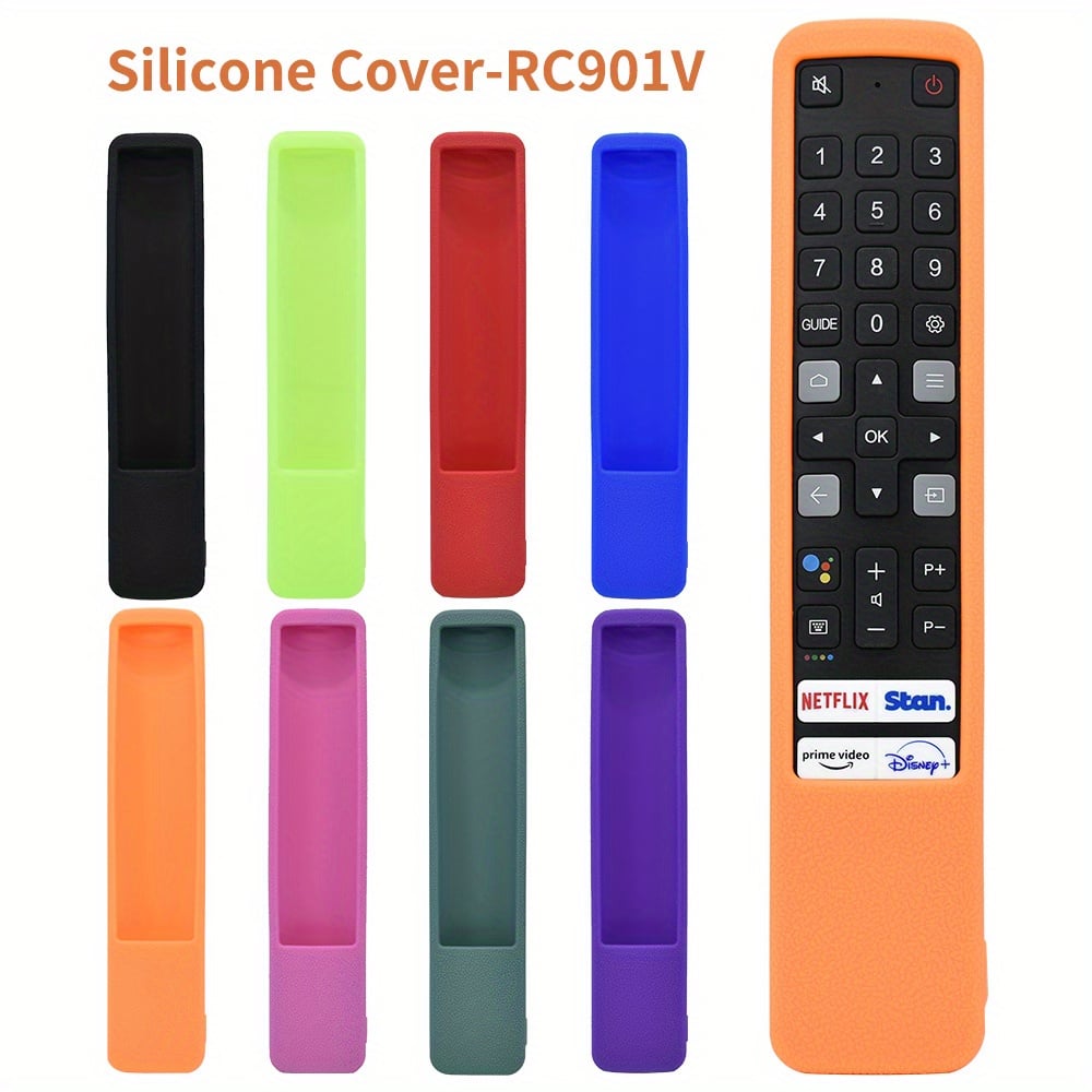 NT30937 Thickening Anti-Fall Protective Silicone Luminous Remote Control Cover for TCL RC901V -  netjett