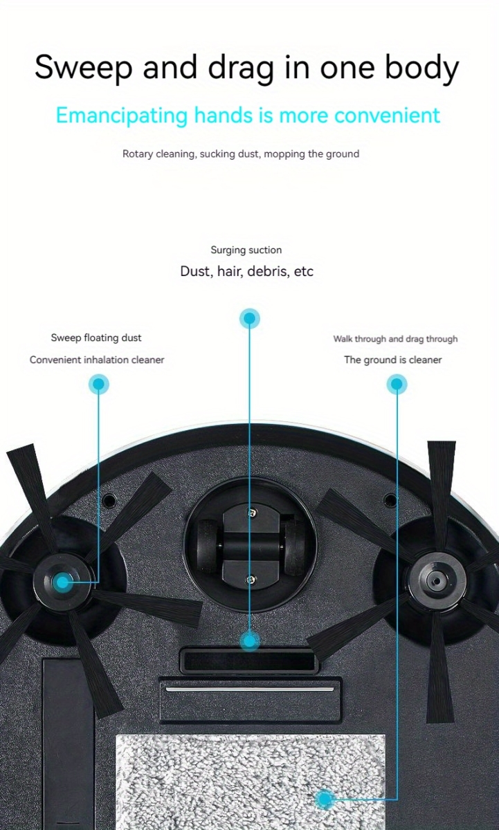 NT30941 Suction Sweeping & Dragging Three-In-One Intelligent Sweeping Robot Vacuum Cleaner