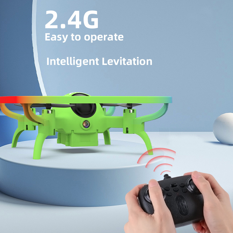 NT32104 Mini Smart Four-axis UAV with Drop-resistant & Crash-resistant Protection Ring