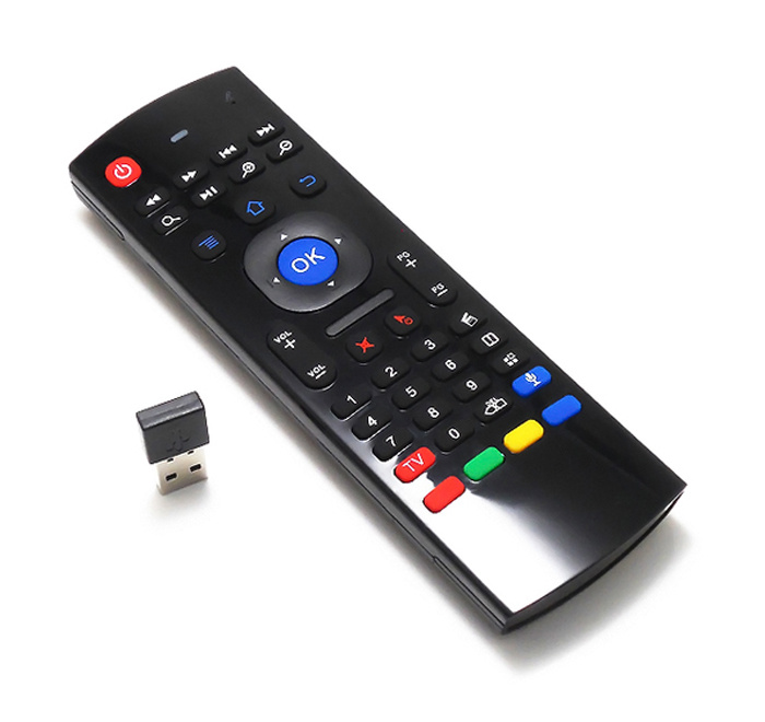 NT32128 2.4GHz MX3 Air Mouse Wireless Mini Keyboard Voice IR Learning Remote Control for PC Android TV Box