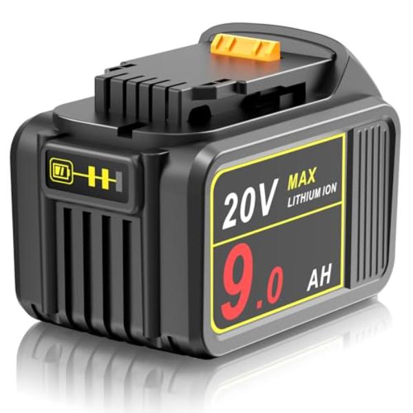 NT84457 TREE.NB DCB209 20V 9000 mAh Battery Replacement for Dewalt Cordless Tools with LED Indicator
