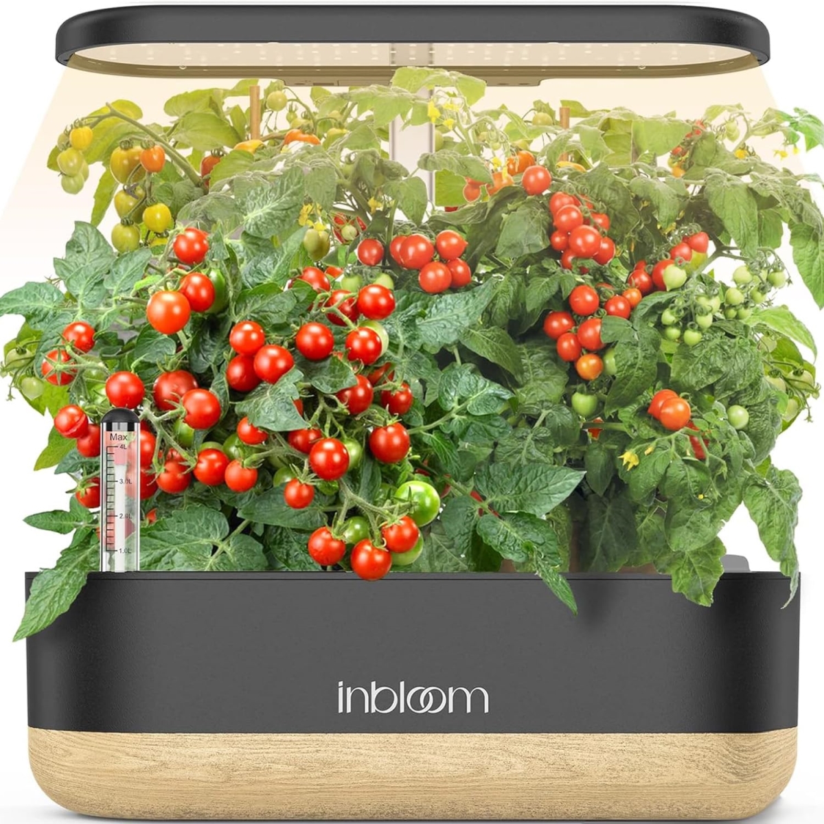 NT84476 Inbloom Hydroponics Growing System 12 Pods, Indoor Herb Garden with LEDs Full-Spectrum Grow Light