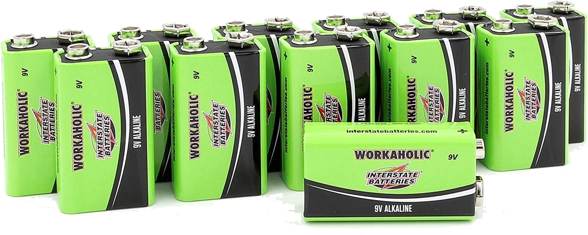 NT85112 9V Interstate Alkaline Battery - Pack of 12