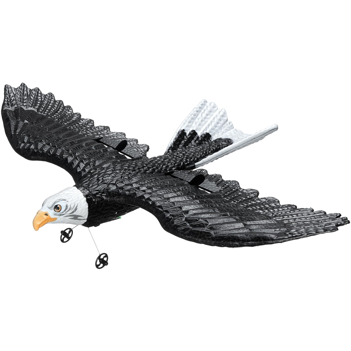 NT85158 VEVOR Remote Control Plane, 2.4 Ghz 2 Channel with 6-Axis Gyro Stabilizer & 2 Batteries, Ready to Fly Eagle Aircraft