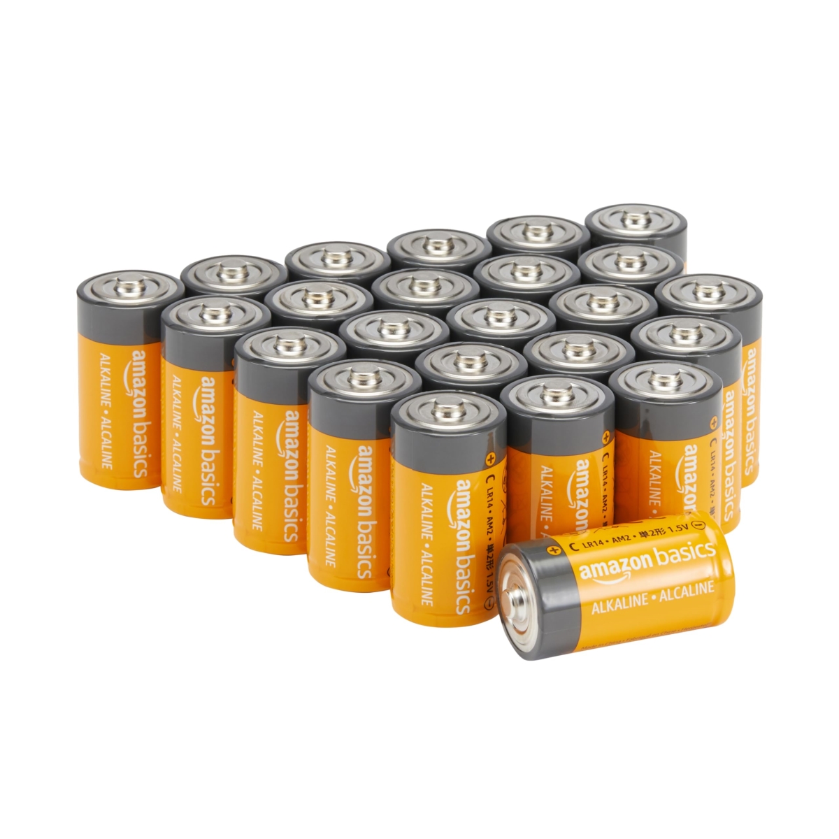 NT85493 1.5V Amazon Basics C Cell Alkaline Batteries - Pack of 24