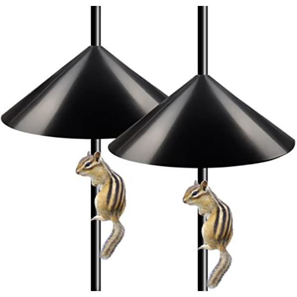 NT85641 Garbuildman Squirrel Baffle for Bird Feeder Pole, Outdoor Pole Mount Bird House Guard, 19 in. Diameter - Pack of 2
