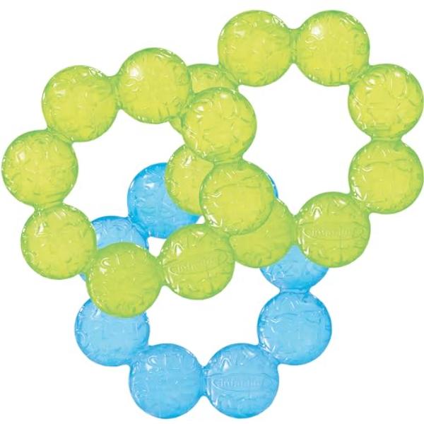 NT85800 Infantino Water Teethers, Lime & Blue - Pack of 3
