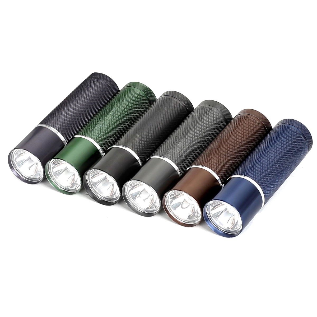 NT86130 FASTPRO Aluminum LED Flashlights with AAA Batteries, Super Bright - Pack of 6