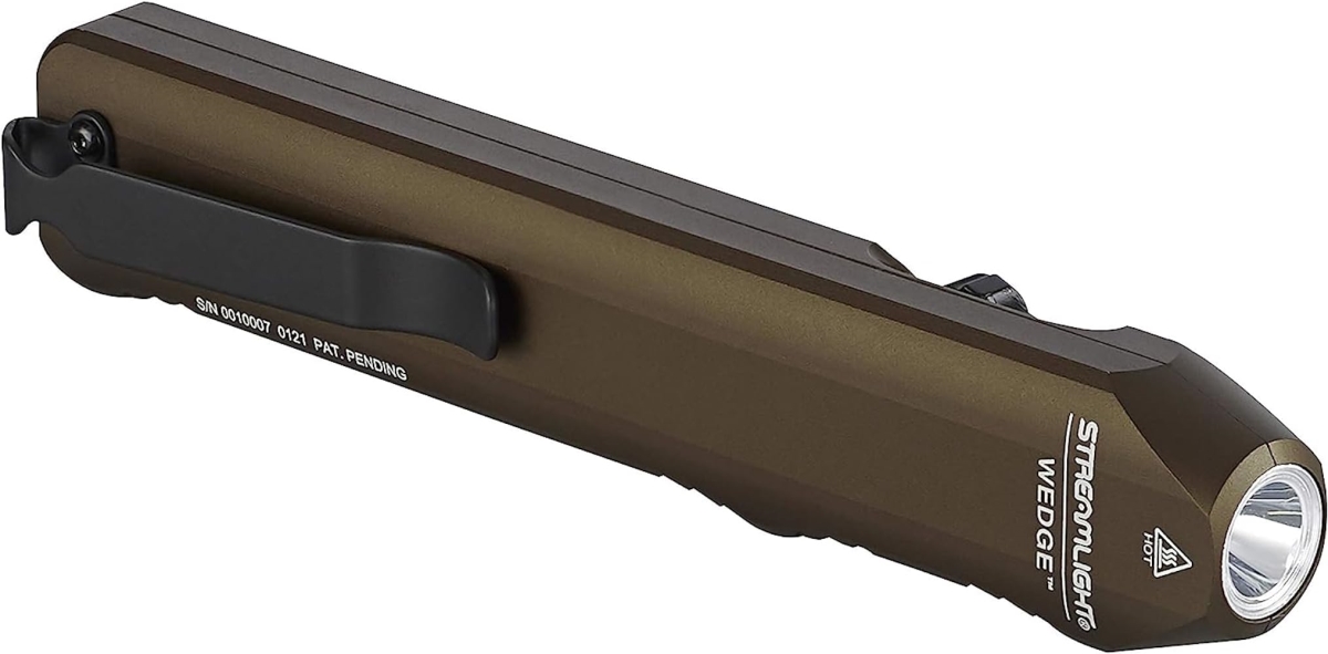 NT86176 Streamlight 88811 Wedge 300-Lumens Slim Everyday Carry Flashlights - Coyote