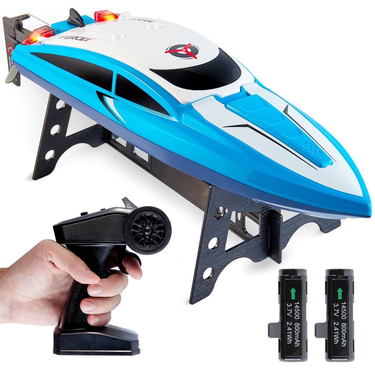 NT86462 Force1 Velocity Blue Fast Remote Control Boat
