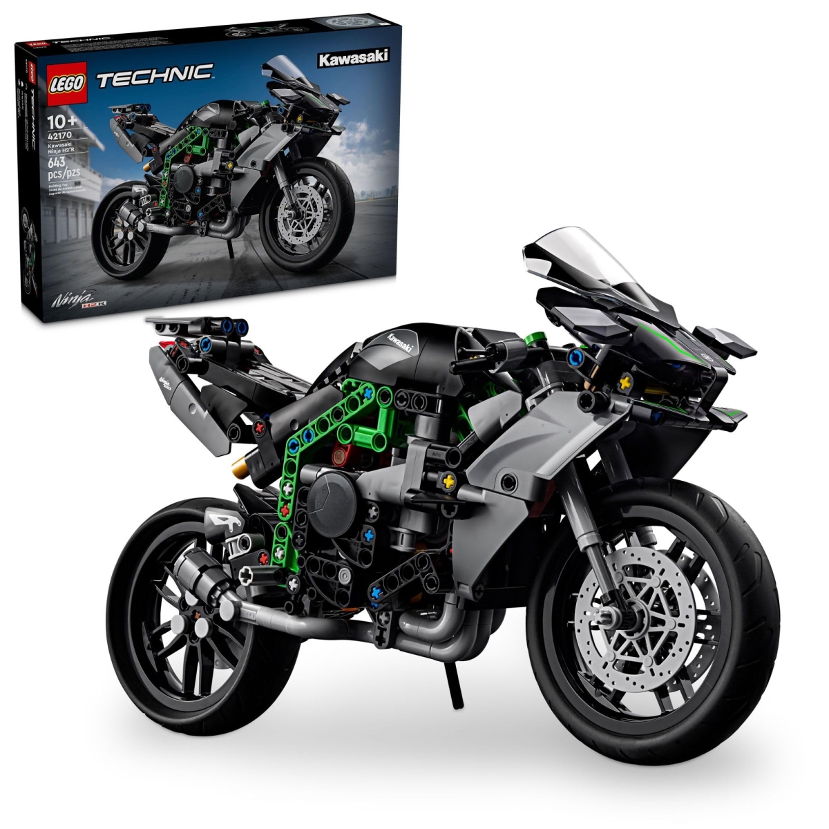 NT86733 LEGO Technic Kawasaki Ninja H2R Motorcycle Toys - Model Kit 42170
