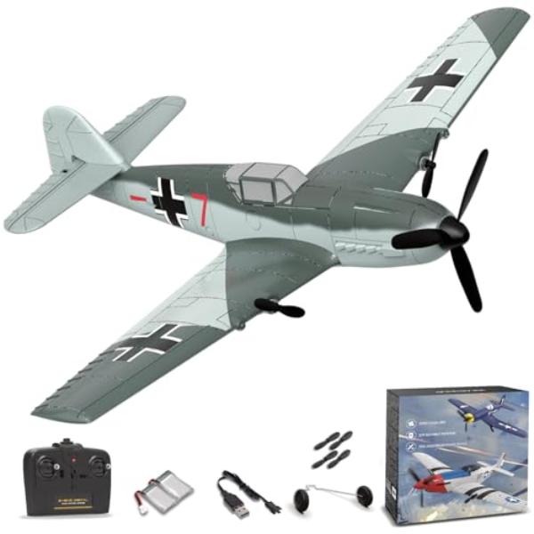 NT86882 Remote Control Plane, 3 Channel BF - 109 Remote Control Airplane with 2.4 Ghz & 6 Axis Gyro Stabilizer