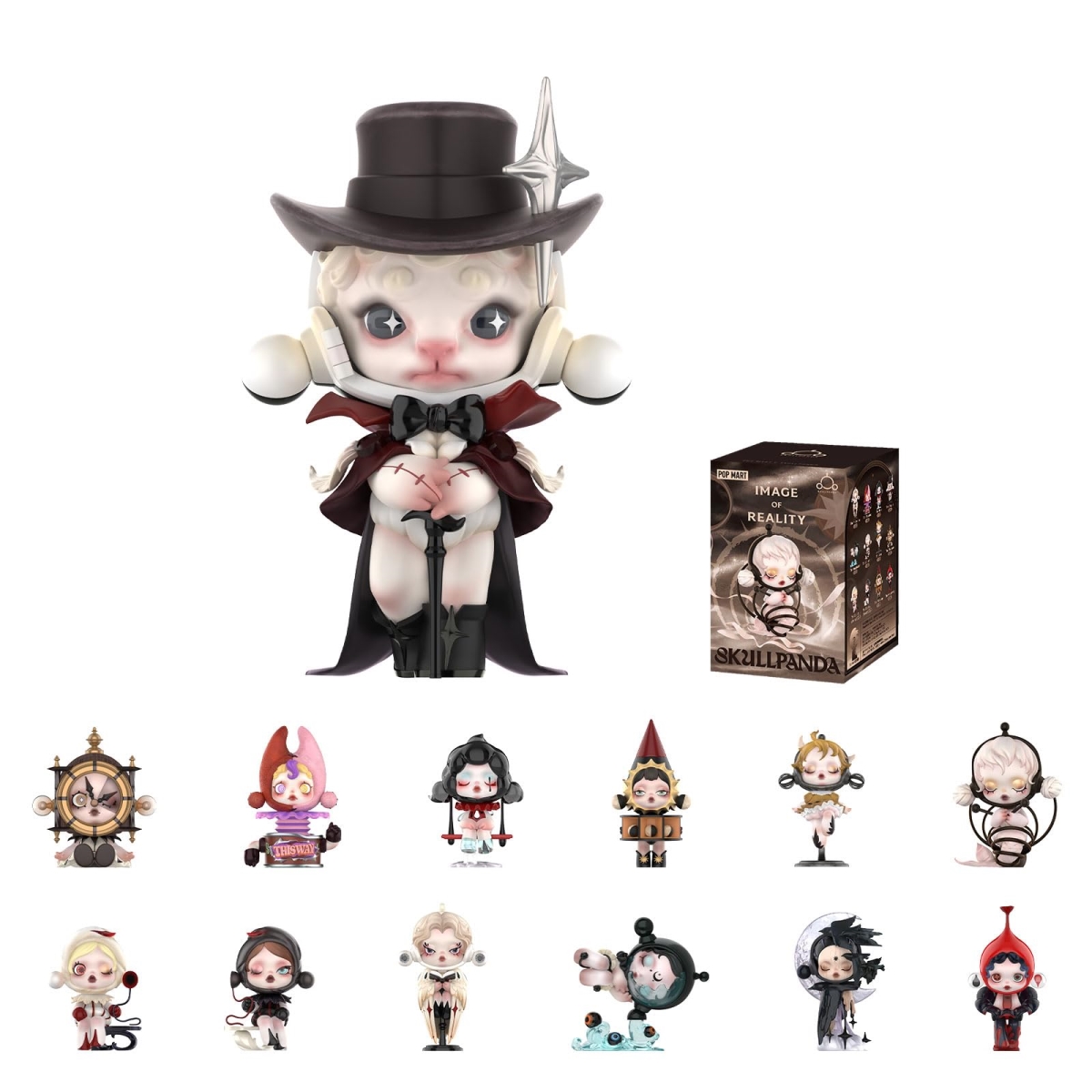 NT86977 POP MART SKULLPANDA Image of Reality Series Blind Box Figure
