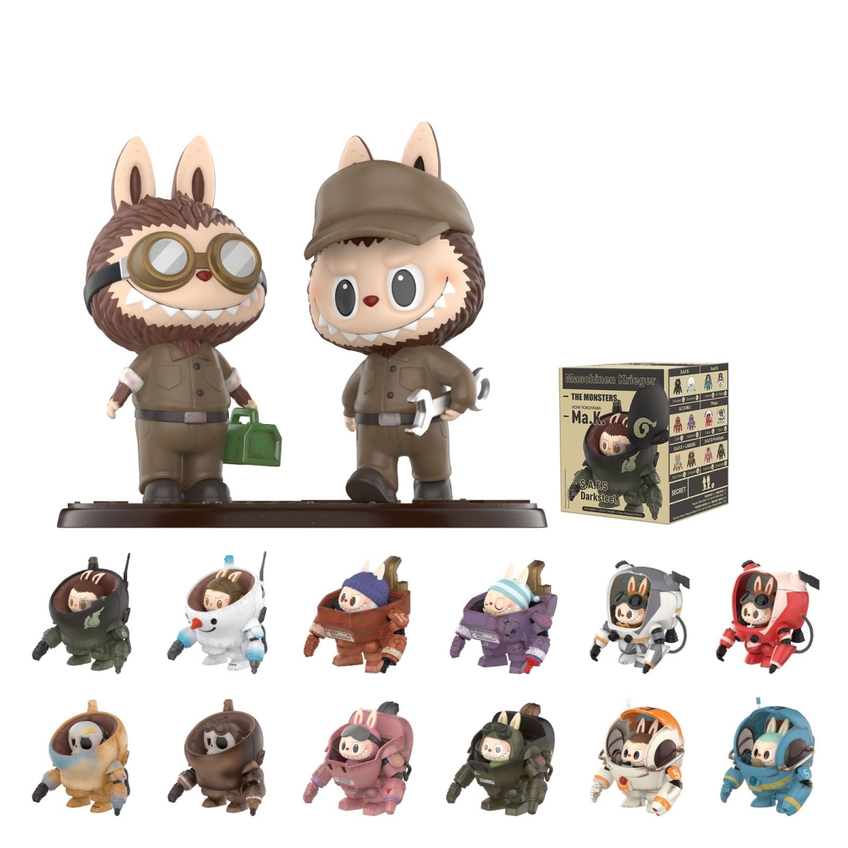 NT87009 POP MART The Monsters x Kow Yokoyama Ma.K. Blind Box Figure, Random Design Collectible Toys