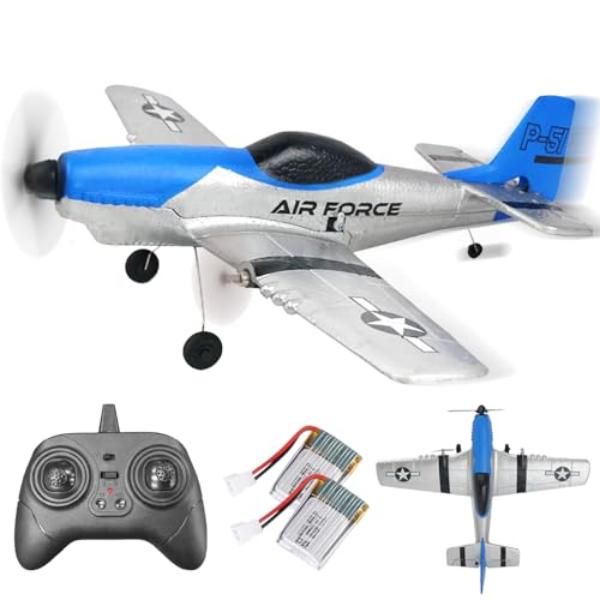 NT87323 BEZGAR Remote Control Plane with 6-axis Gyro Remote Control & LED Navigation Lights