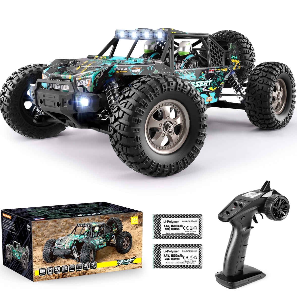 NT87640 HAIBOXING 2995 Remote Control Truck 1-12 Scale Buggy 42 KMH High Speed Electric 4X4 Off-Road RTR