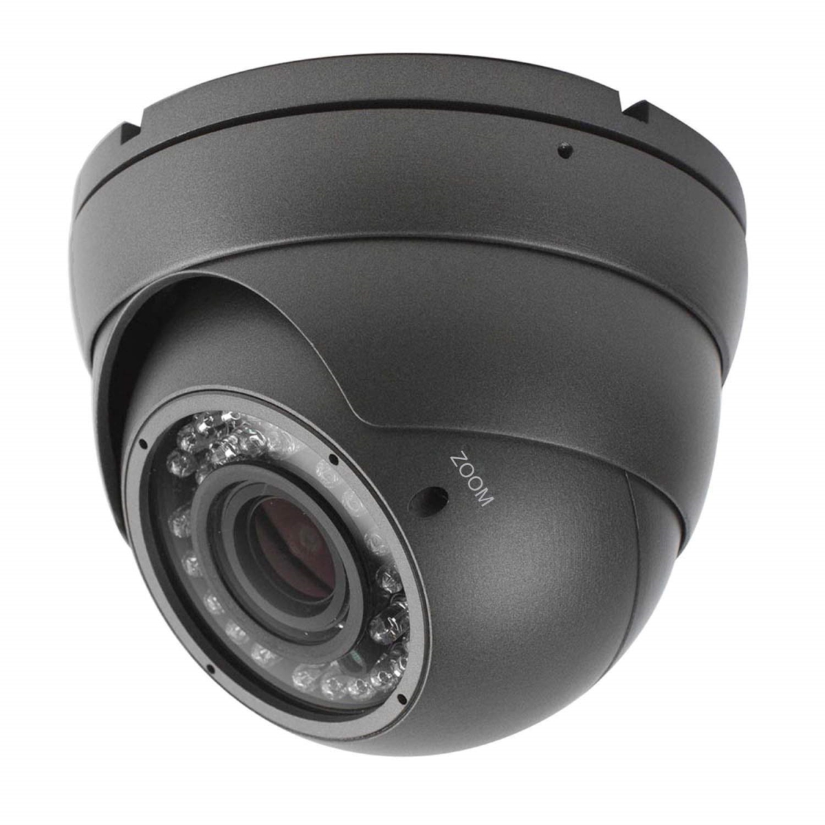 NT87648 Analog CCTV Camera HD 1080P 4-in-1 Security Dome Camera Outdoor, 2.8 mm - 12 mm Varifocal Lens, Weatherproof - Gray