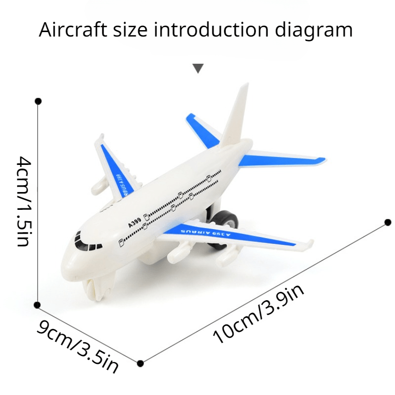 NT32192 Easy to Carry Boys & Girls Pull Back Aircraft Toy