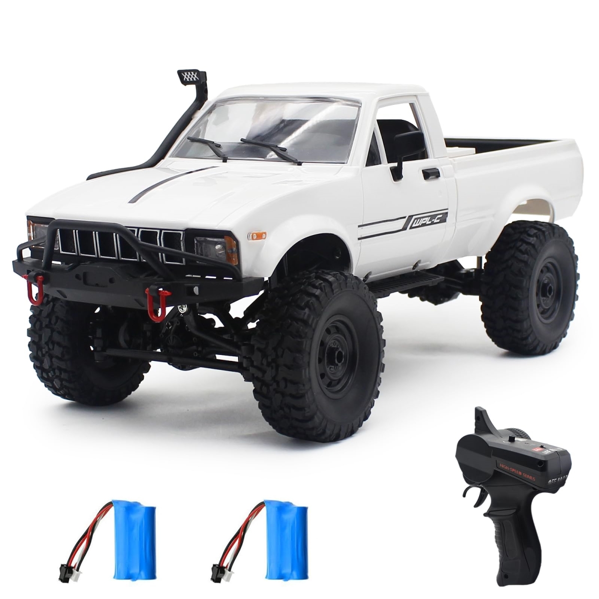NT83907 Mostop Remote Control Crawler 1-16 Scale 4WD Offroad Rock Crawler Climbing Vehicle Remote Control Truck, C24-1 Pickup Truck