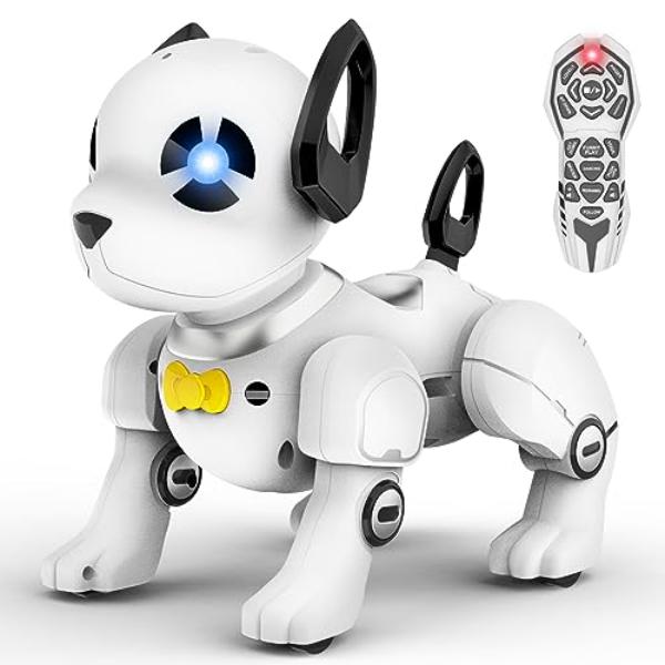 NT84214 Remote Control Robot Dog Toys, Programmable Smart Interactive Robotic Pet with Music & Dancing