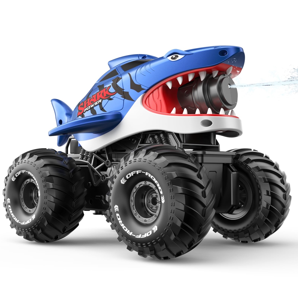 NT84236 MUYOLO Amphibious Remote Control Car, 2.4 Ghz Waterproof Remote Control Monster Truck, 4WD Off-Road Toys for Kids 6 Plus