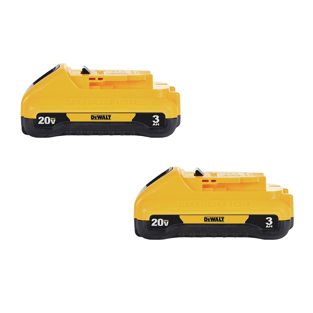 NT85282 DEWALT 20V MAX 3 Ah Lithium Ion Battery - Pack of 2