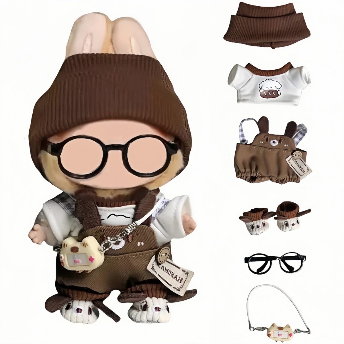 NT85416 6 Set 17cm Doll Clothes Outfit with Accessories