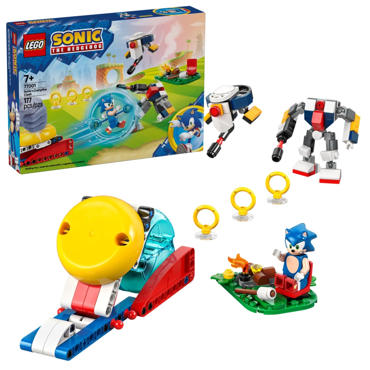 NT86307 Sonic The Hedgehog Campfire Clash Collectible Gaming Toys
