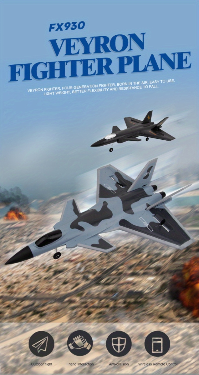NT32227 Novice Childrens Remote Control Aircraft Fighter Model