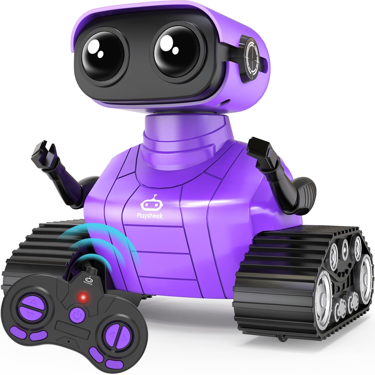 NT86759 Rechargeable Emo Robot with Auto-Demonstration - Purple