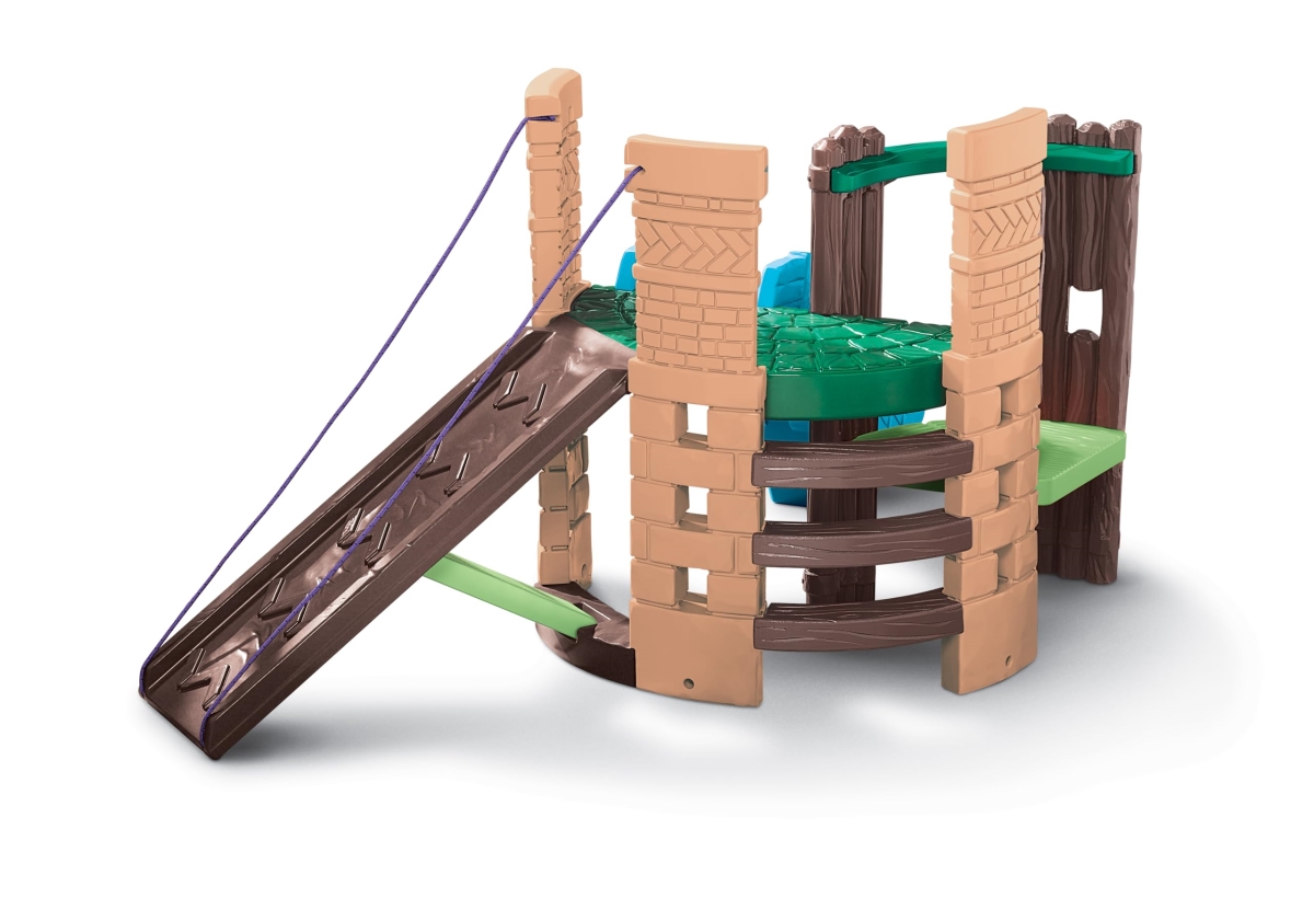 NT86763 Little Tikes 2-in-1 Castle Climber, Brown