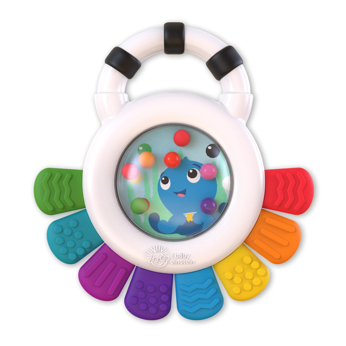 NT86770 Baby Einstein Outstanding Opus The Octopus Sensory Rattle & Teether Toys - Multi Color