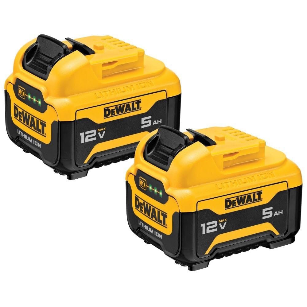 NT86892 DEWALT 12V MAX 5Ah Lithium-Ion Battery - Pack of 2