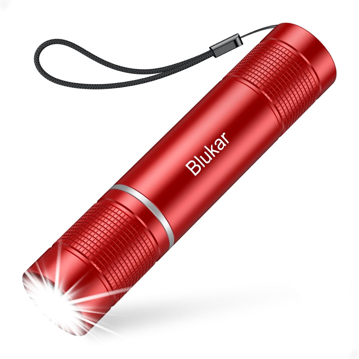 NT87447 Rechargeable High Lumens Flashlights, Super Bright LED, Zoomable, Adjustable Brightness, Long Lasting, Red