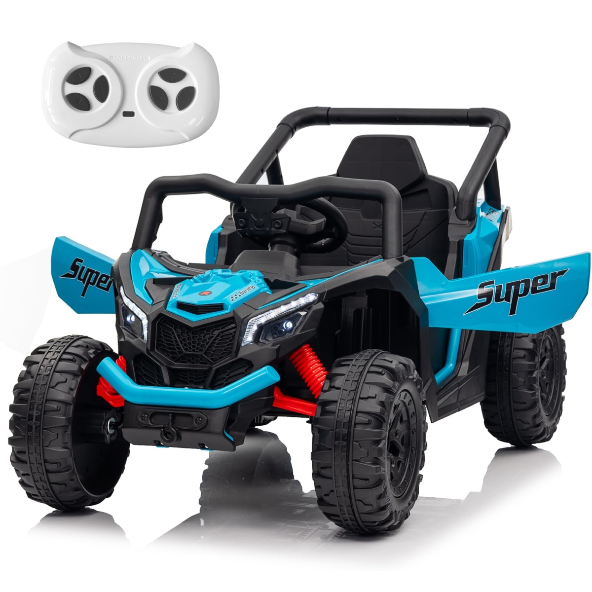 NT87715 Run Fast 24V Ride On Car for Kids with Remote Control, Electric Off-Road UTV Truck