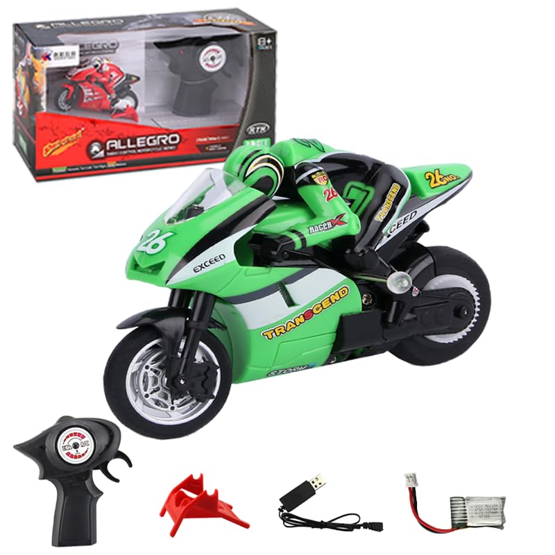 NT88063 Mini Remote Control Motorcycle, 2.4G Electric Remote Control Drift Motorcycle, Simulation Stunt Jump Racing Model