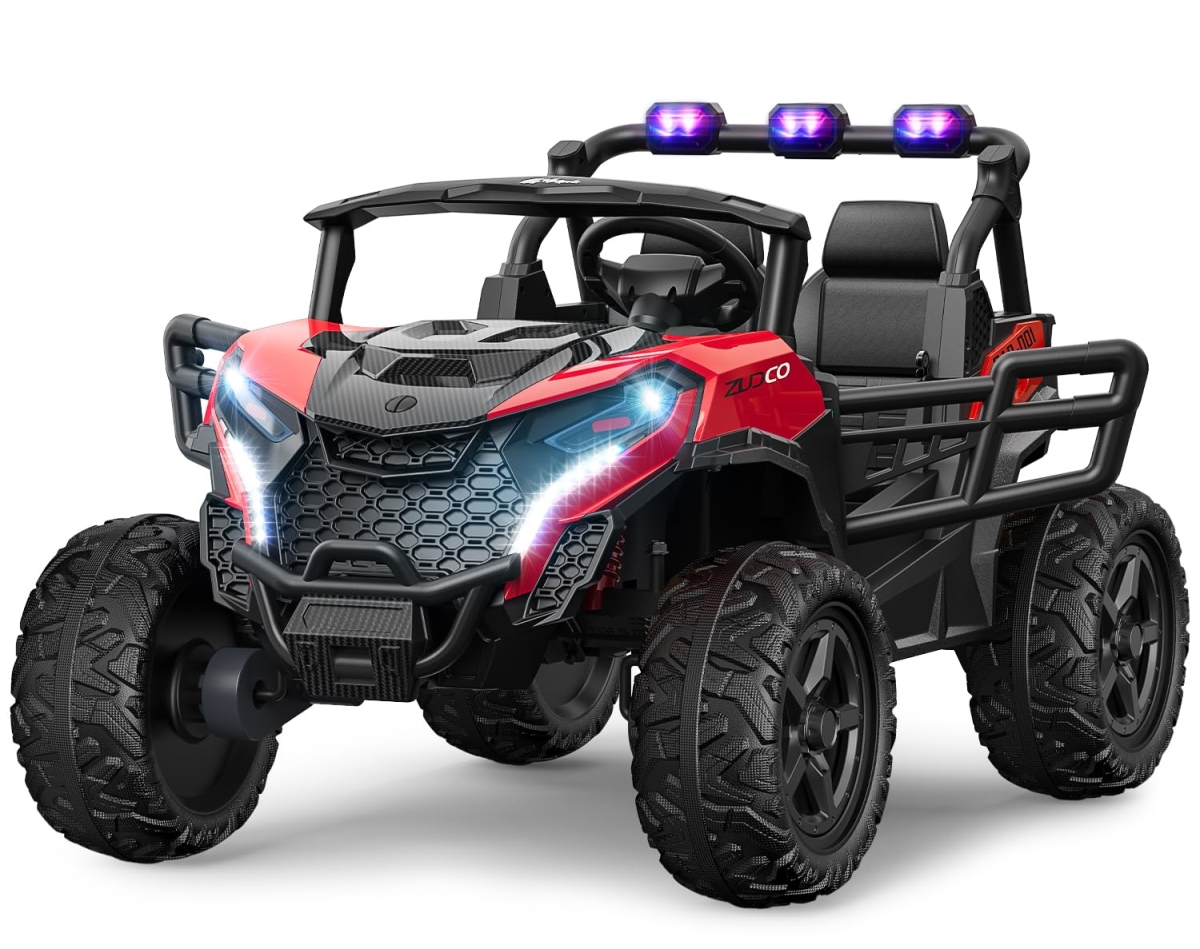 NT83812 24V 2 Seater Ride On Car Truck with Remote Control, Red