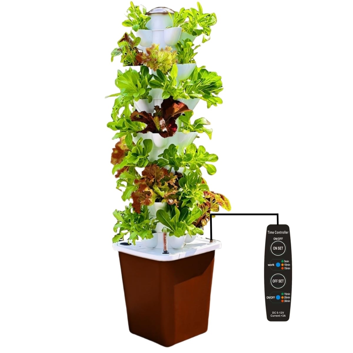 NT83823 35 Planting Pods Hydroponic Growing System Kit