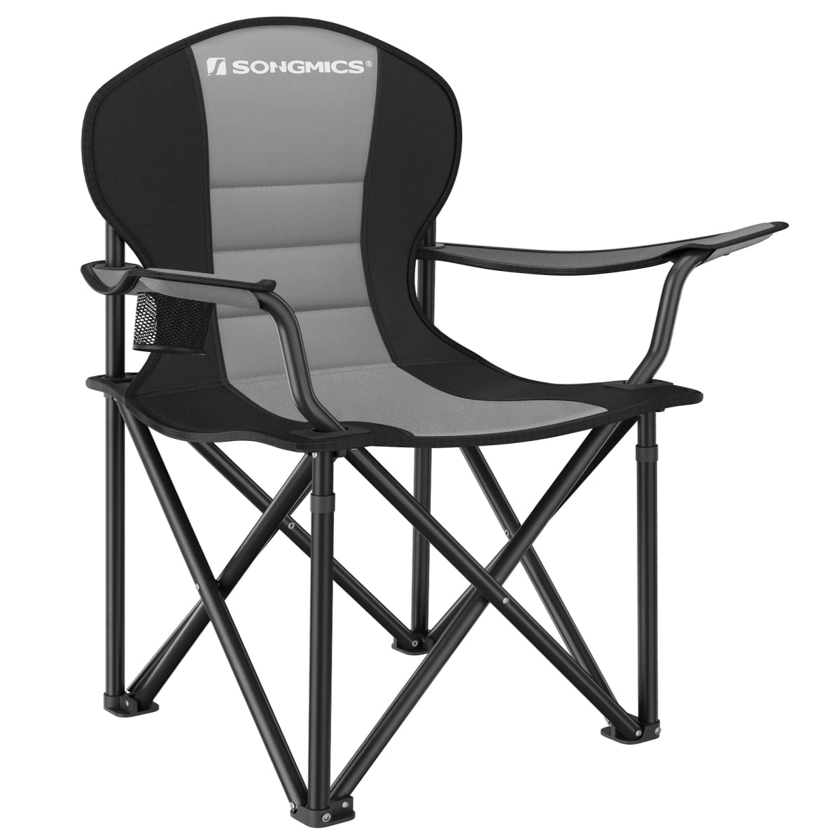 NT83855 SONGMICS Folding Camping Chair - Gray & Black
