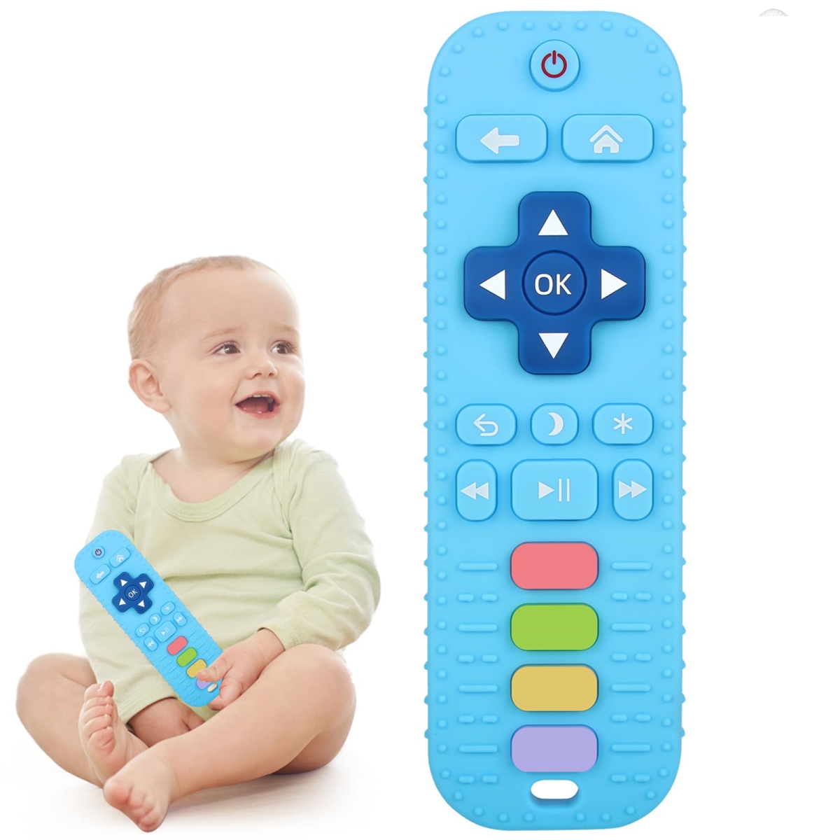 NT84538 Chuya Remote Teethers Silicone Baby Teething Toys - Blue