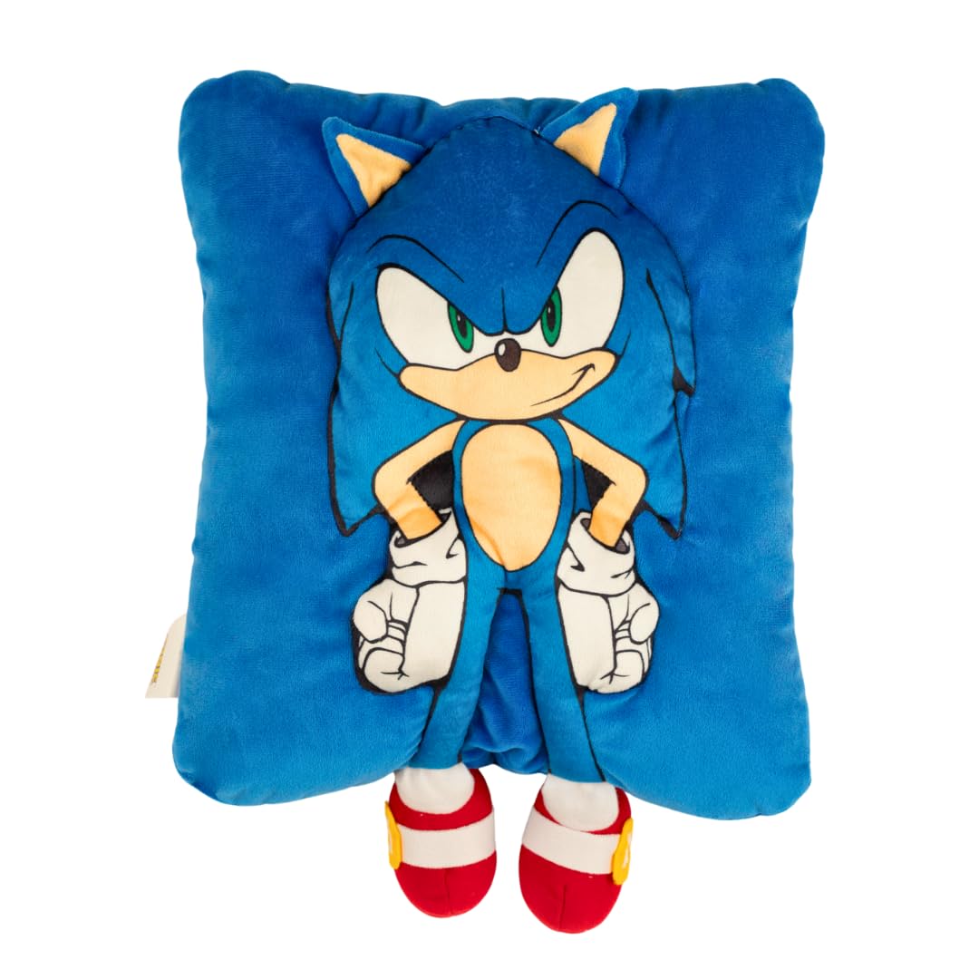 NT85095 Sonic The Hedgehog Anime Kids Super Plush Cozy Snuggle Pillow