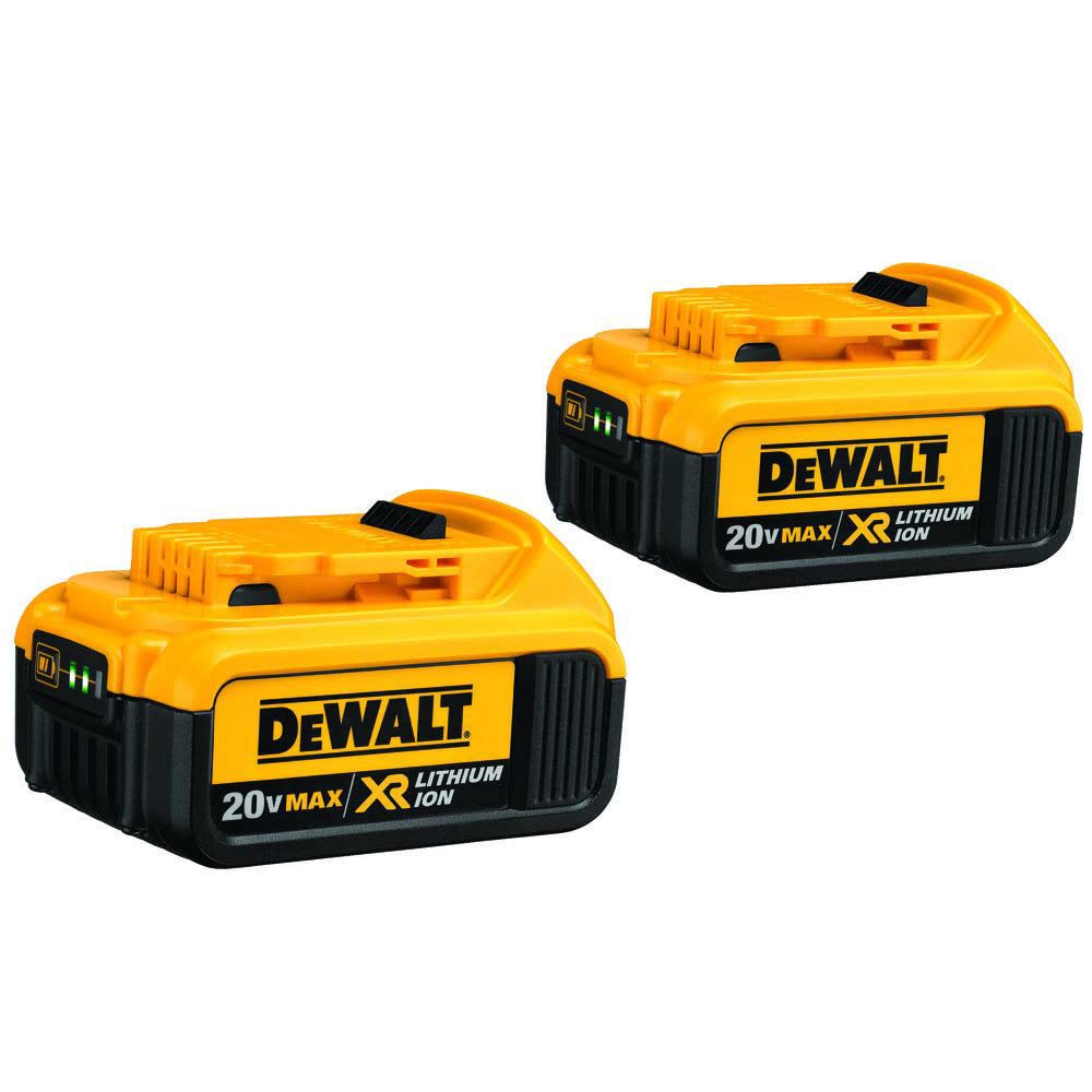 NT85210 DEWALT 20V MAX 4 Ah Lithium Ion Battery - Pack of 2