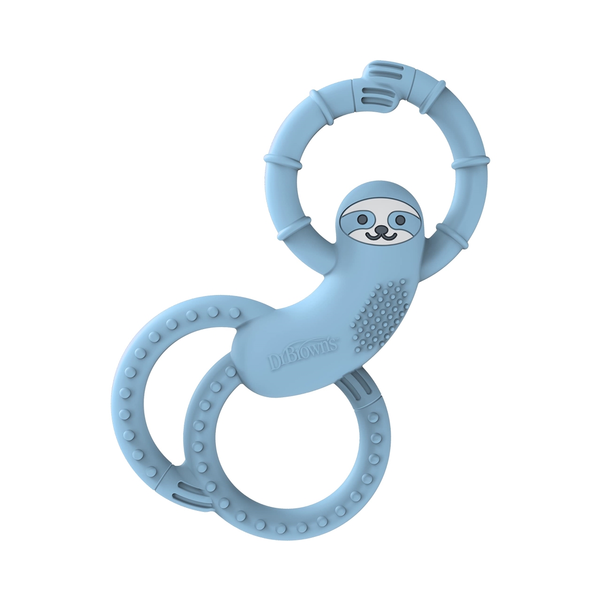 NT85593 Dr. Browns Flexes Blue Sloth Silicone Baby Teether