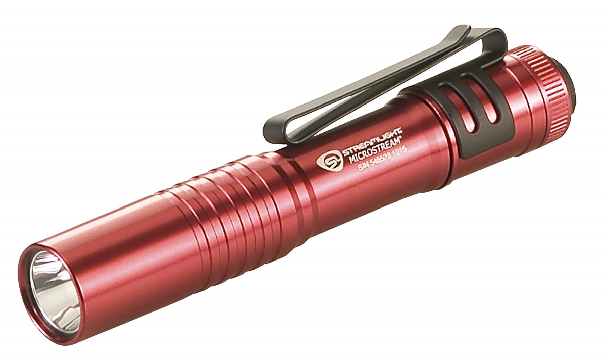 NT86121 Streamlight 66323 Micro Stream 45-Lumens EDC Ultra-Compact Flashlights, Red