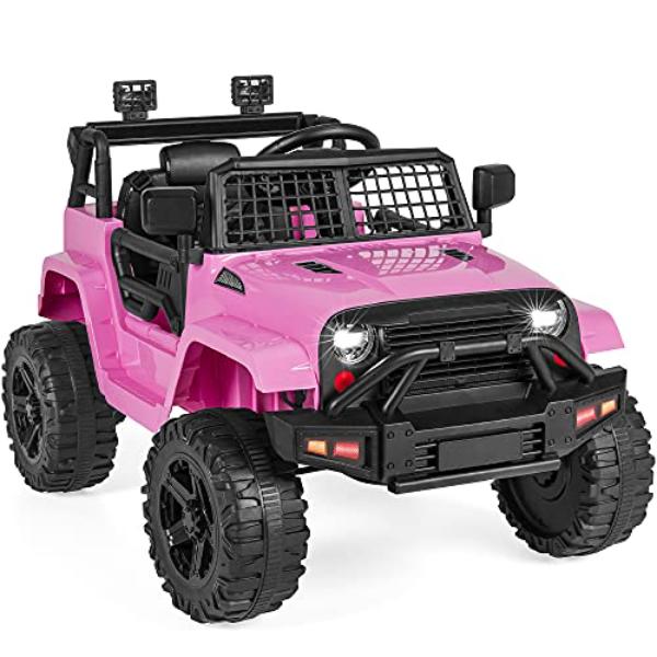 NT86237 12V Kids Ride On Truck Car with Remote Control - Pink