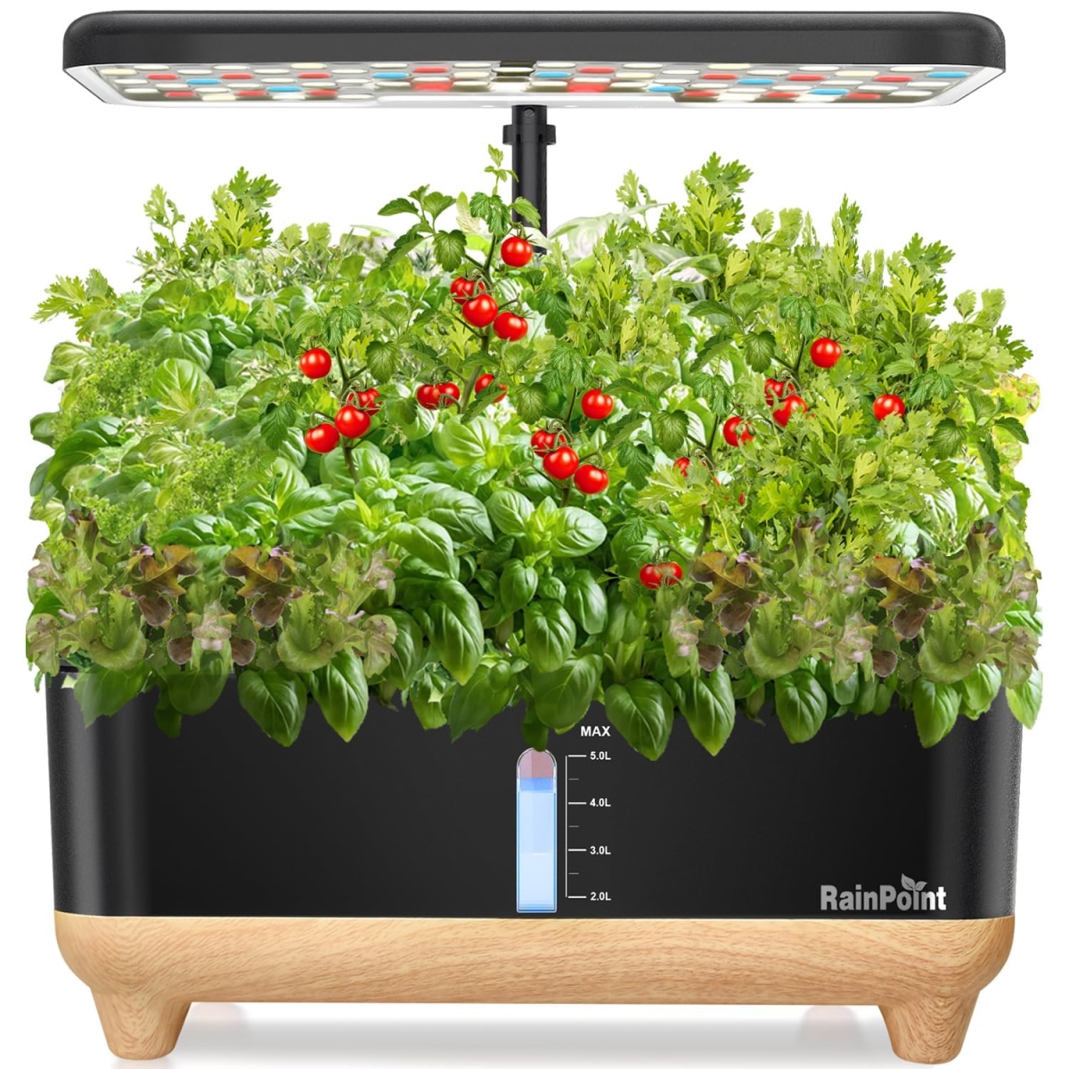 NT86259 RAINPOINT Indoor Hydroponics Growing System, 13 Pods Hydroponic Garden Planter
