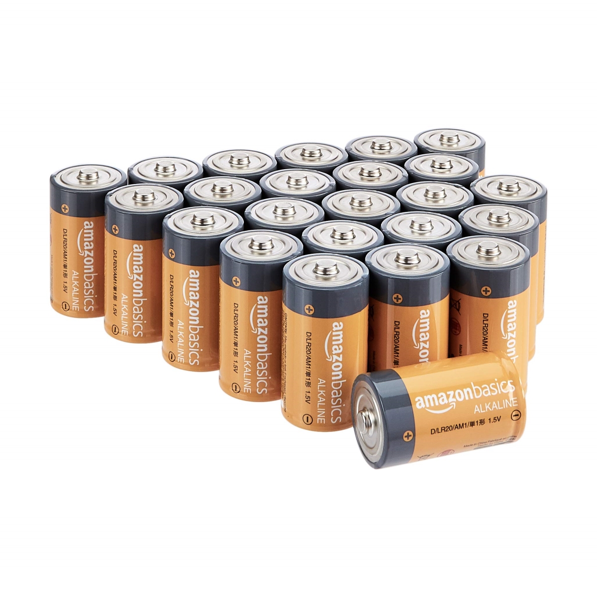 NT86496 Amazon Basics D Cell All-Purpose Alkaline Batteries - 96 Count